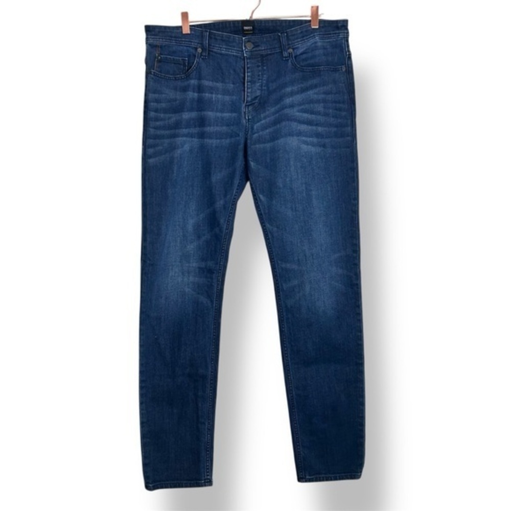 Hugo Boss Slim Fit Jeans Men’s 36x34 Dark Wash Denim